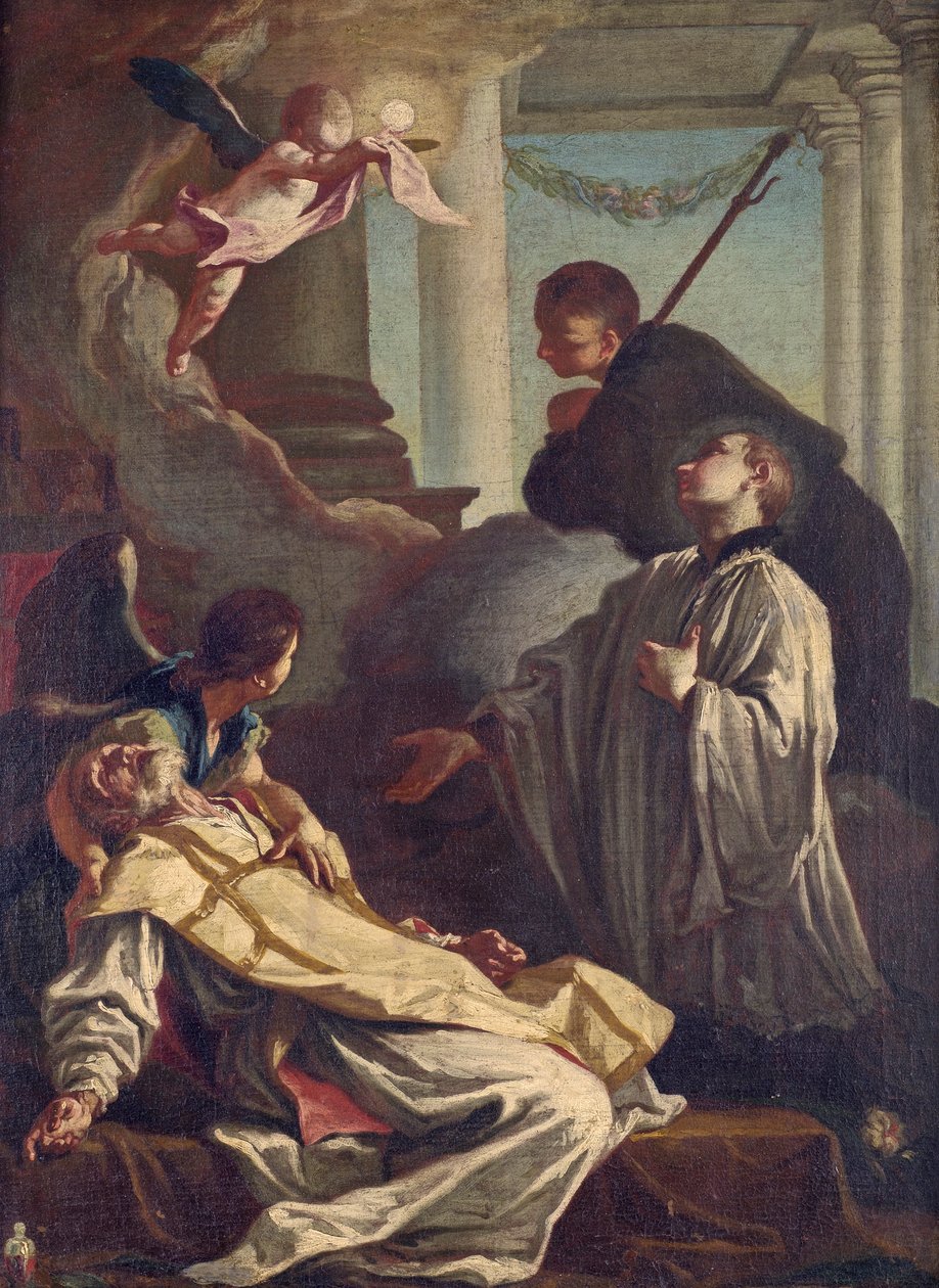 St Andrew Avellinos død af Giovanni Battista Piazzetta