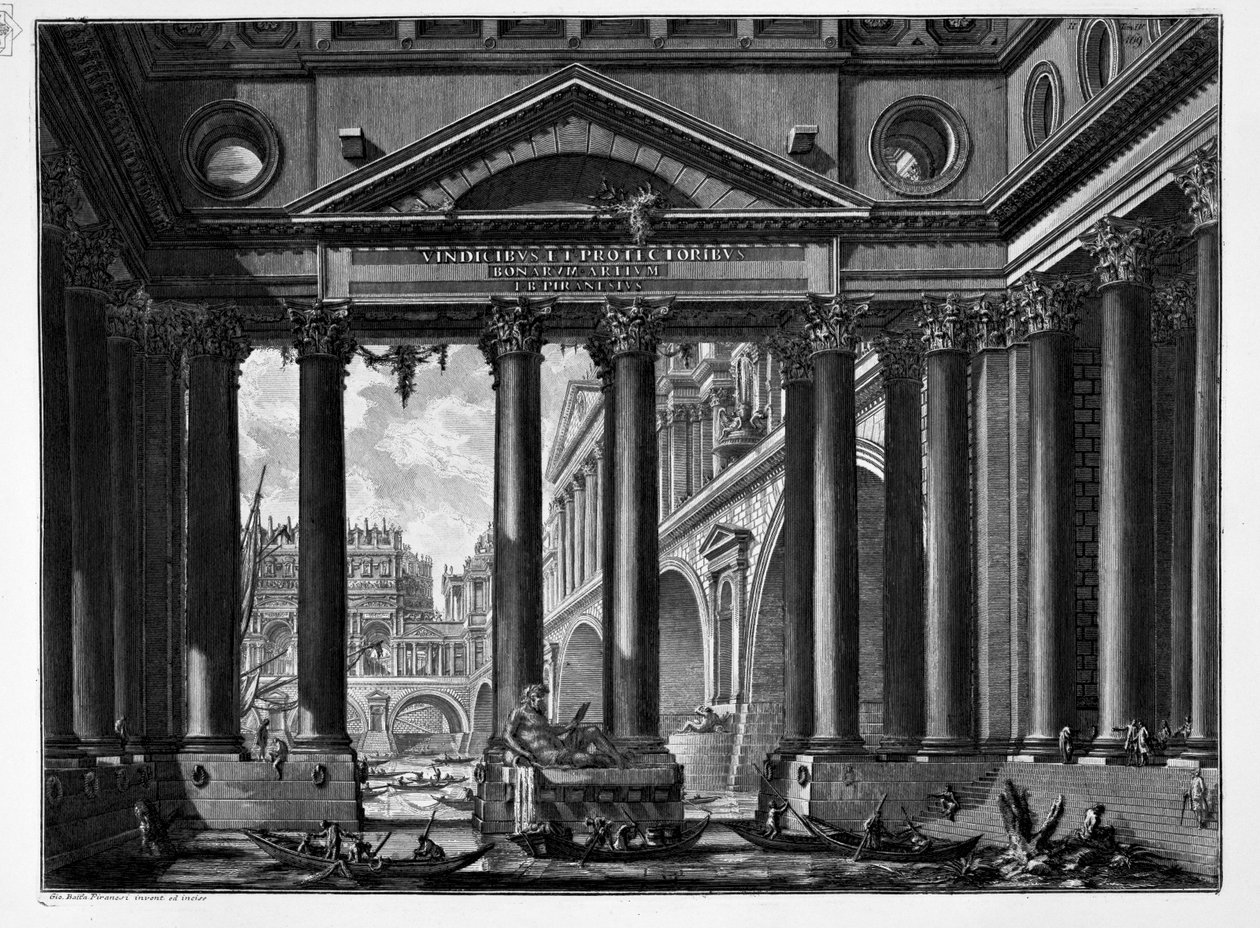 2. frontispice til 4 bind af Giovanni Battista Piranesi