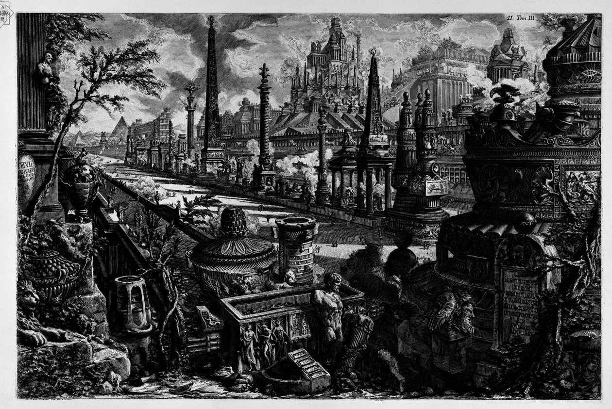 Appian måde af Giovanni Battista Piranesi