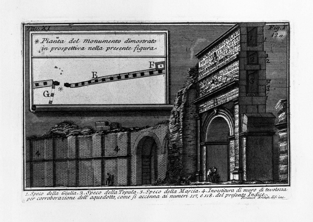 Aqua Julia af Giovanni Battista Piranesi