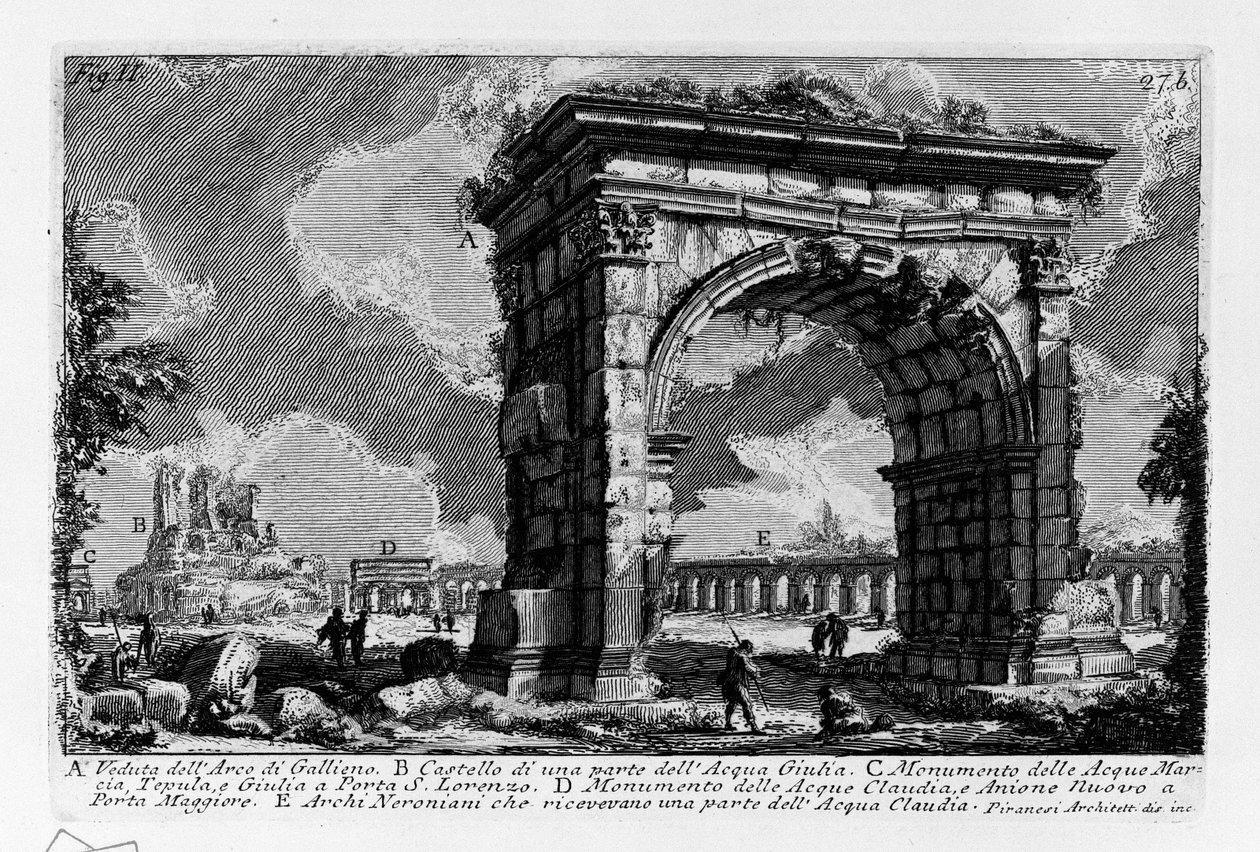Buen af Gallienus af Giovanni Battista Piranesi