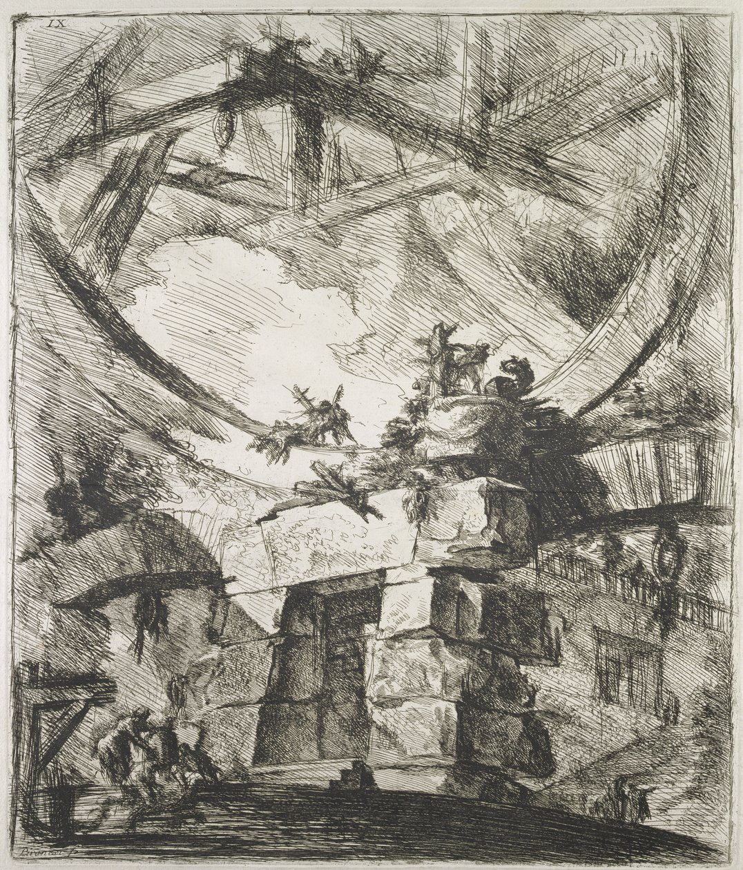 Carceri (fængsel) IX, 1760 af Giovanni Battista Piranesi