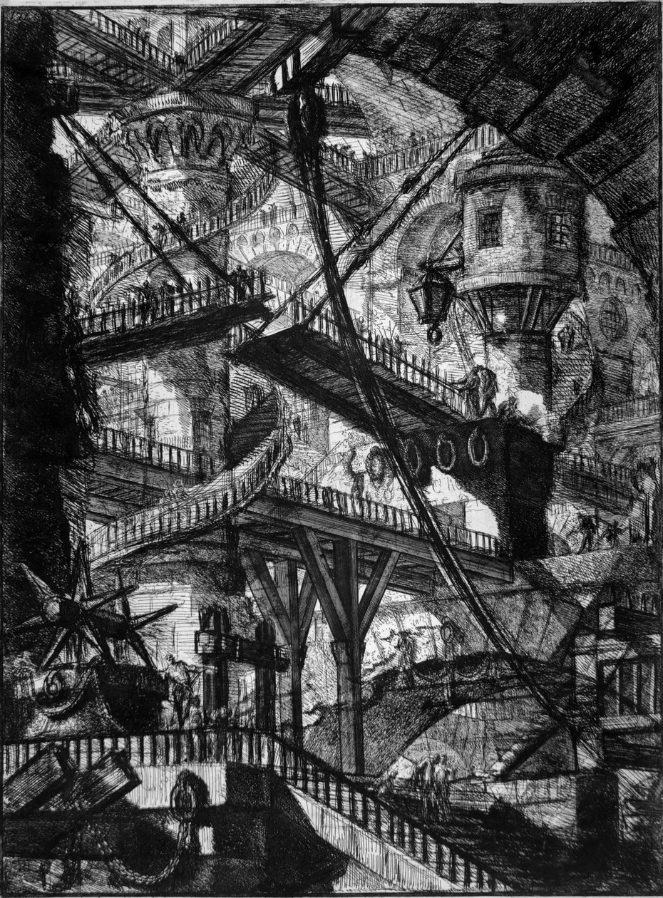 Carceri. Mappe 7 af Giovanni Battista Piranesi