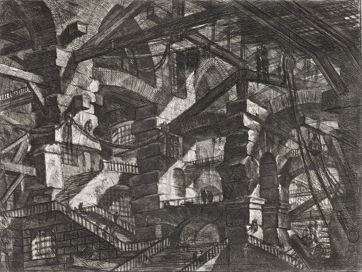 Carceri -serien, plade XIV af Giovanni Battista Piranesi