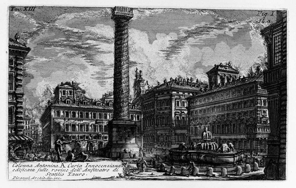 Antonine søjle af Giovanni Battista Piranesi