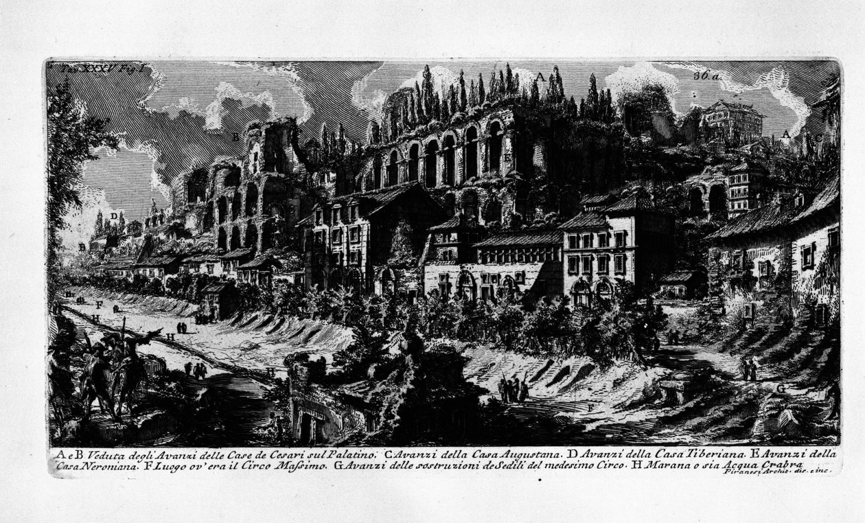 Domus Augustana af Giovanni Battista Piranesi