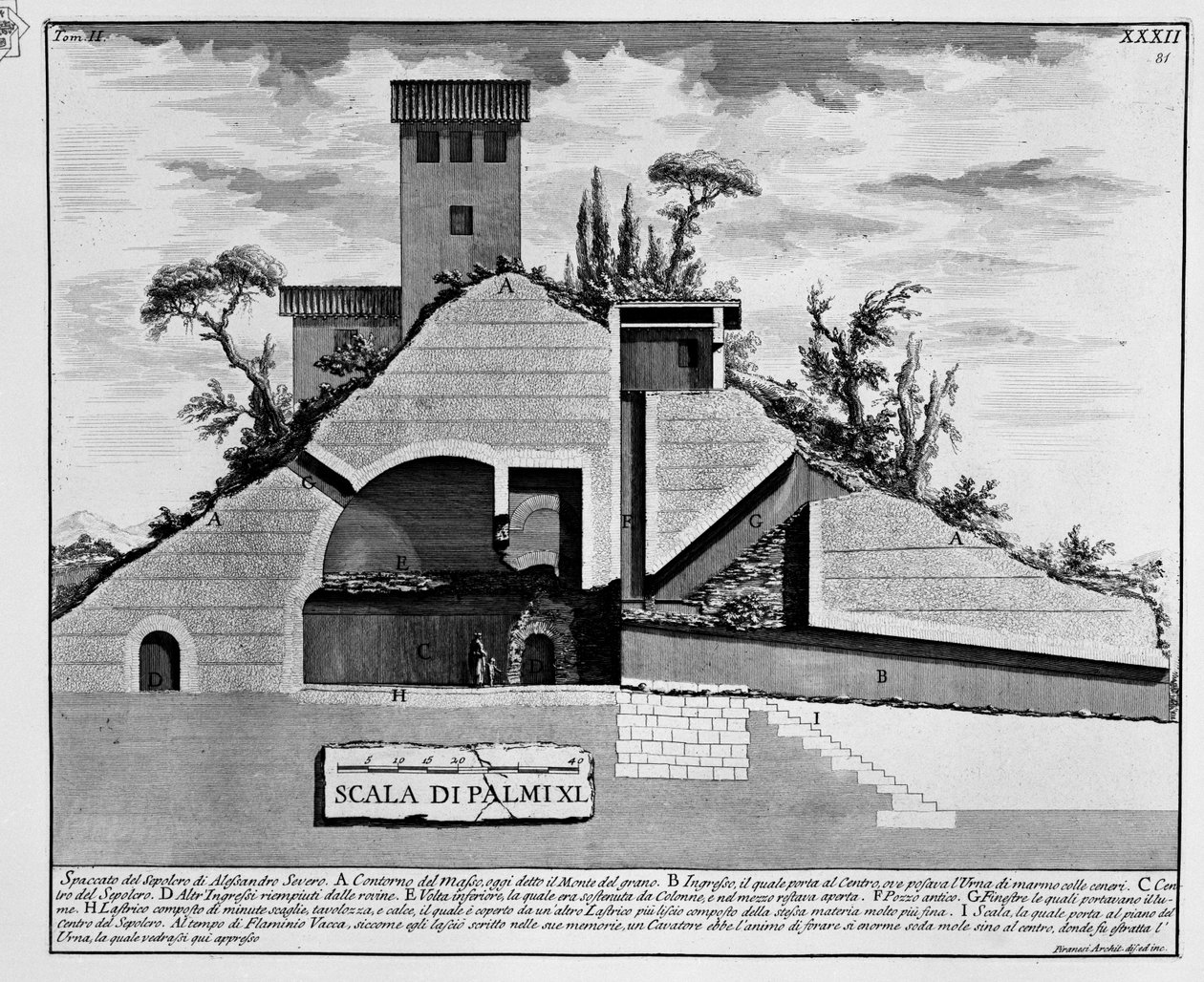 Monte del Grano af Giovanni Battista Piranesi