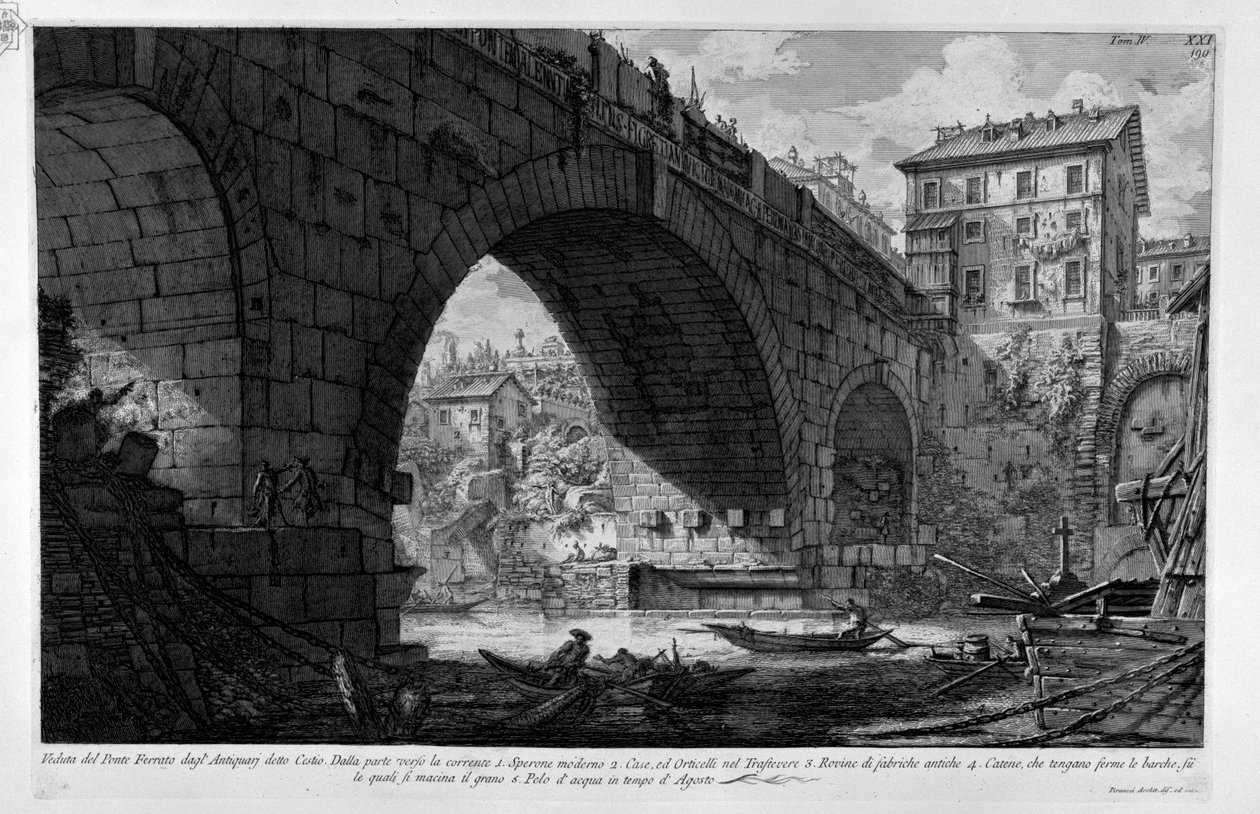 Ferrato -broen af Giovanni Battista Piranesi