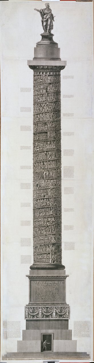 Trajanssøjlen af Giovanni Battista Piranesi