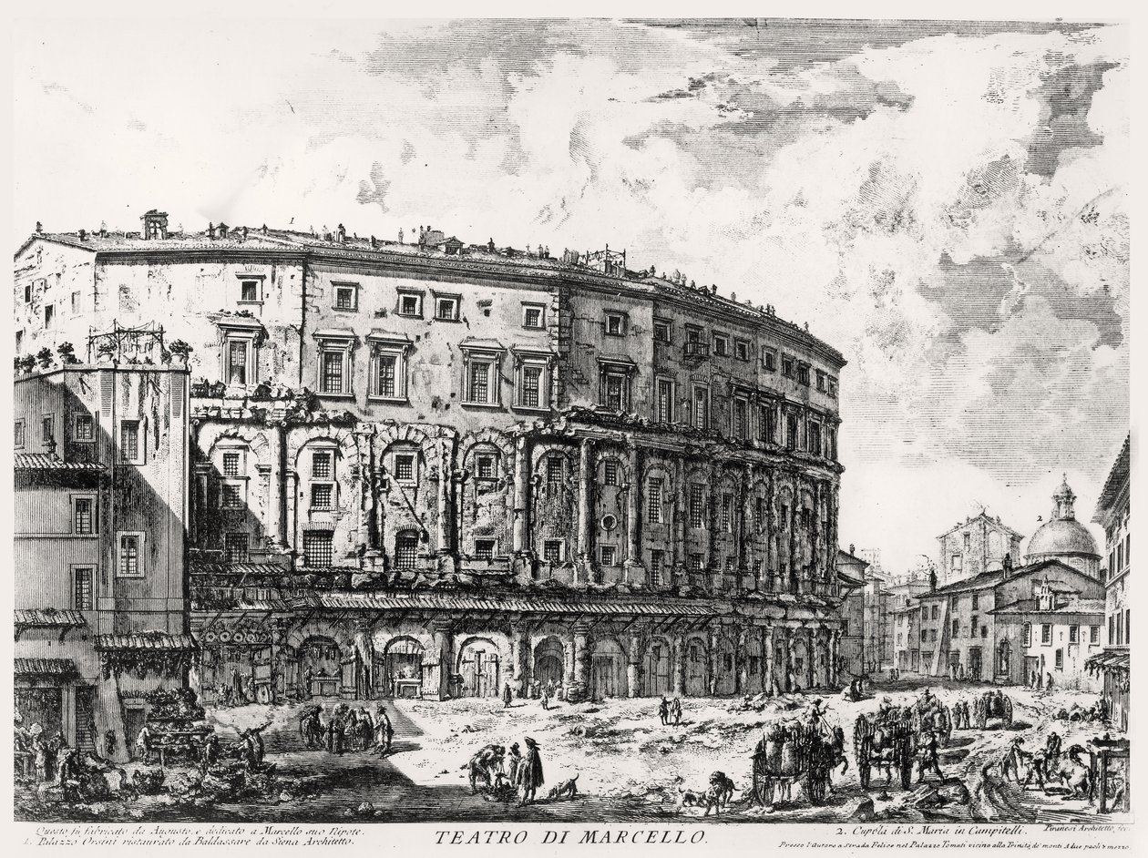 Udsigt over Marcellus Teater, fra 