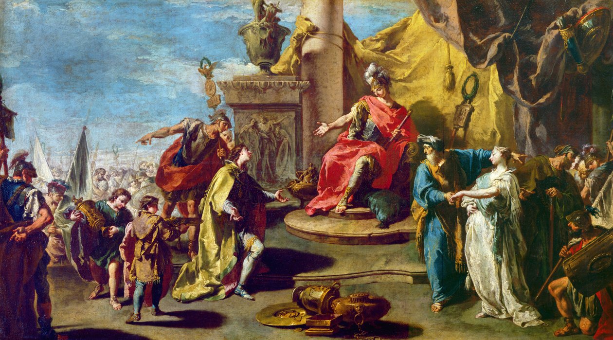 Scipios kontinens (237-183 f.Kr.) af Giovanni Battista Pittoni