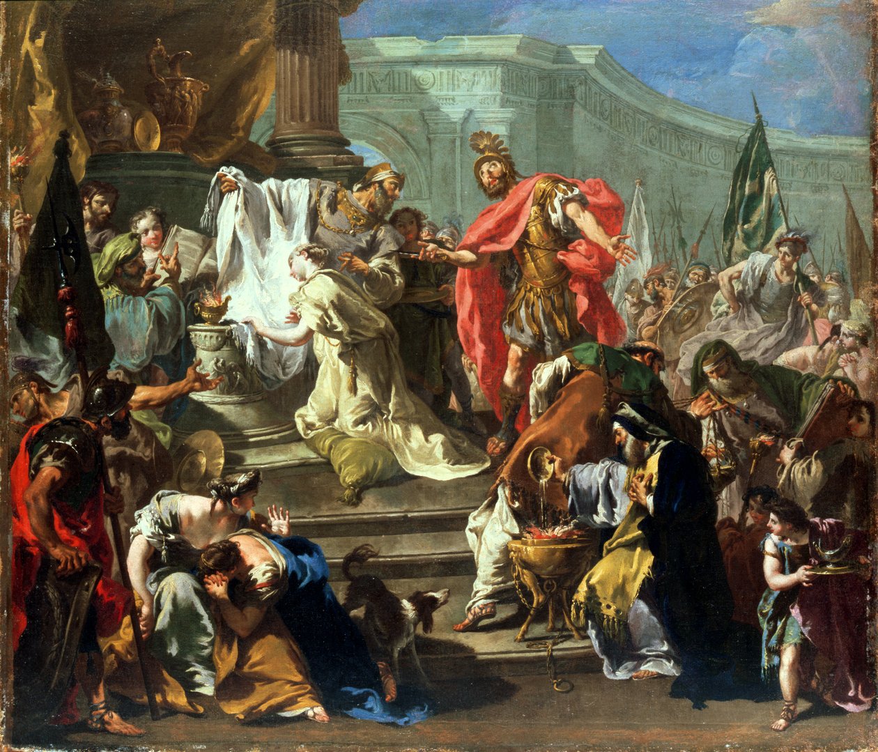 Jeftas Datters Ofring af Giovanni Battista Pittoni