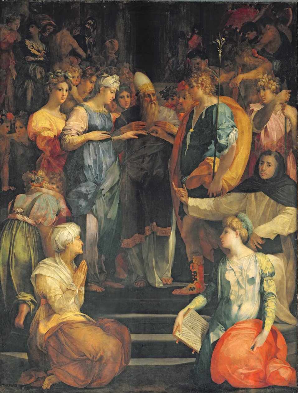 Jomfruens bryllup, 1523 af Giovanni Battista Rosso Fiorentino