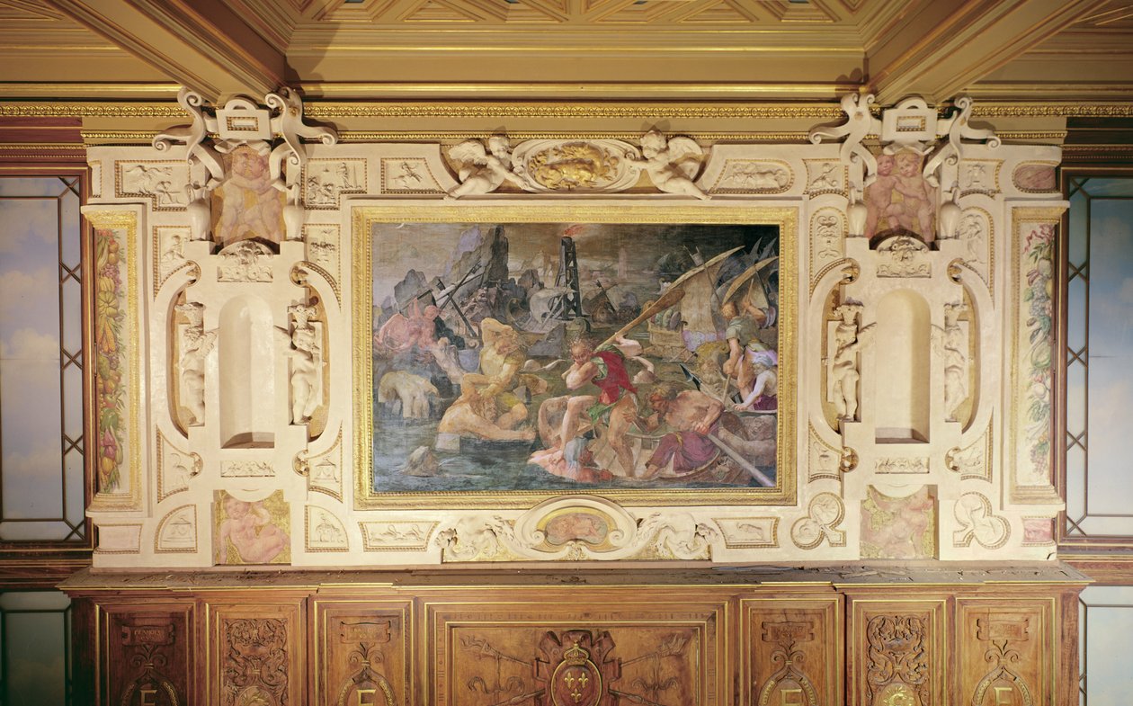 The Vengeance of Nauplius, 1535-40 (se også 695080) af Giovanni Battista Rosso Fiorentino
