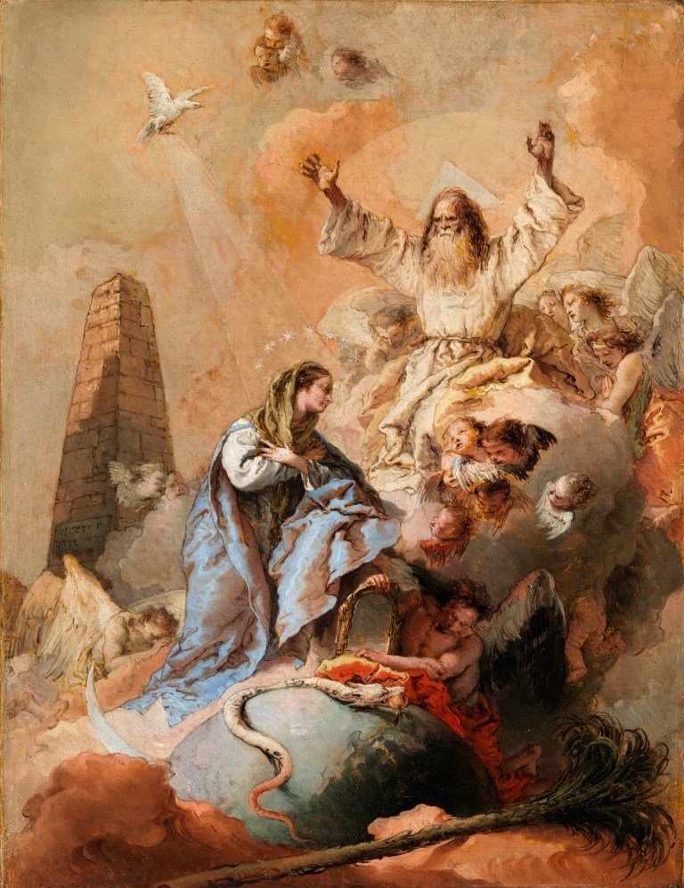 Allegory of the Immaculate Conception af Giovanni Battista Tiepolo