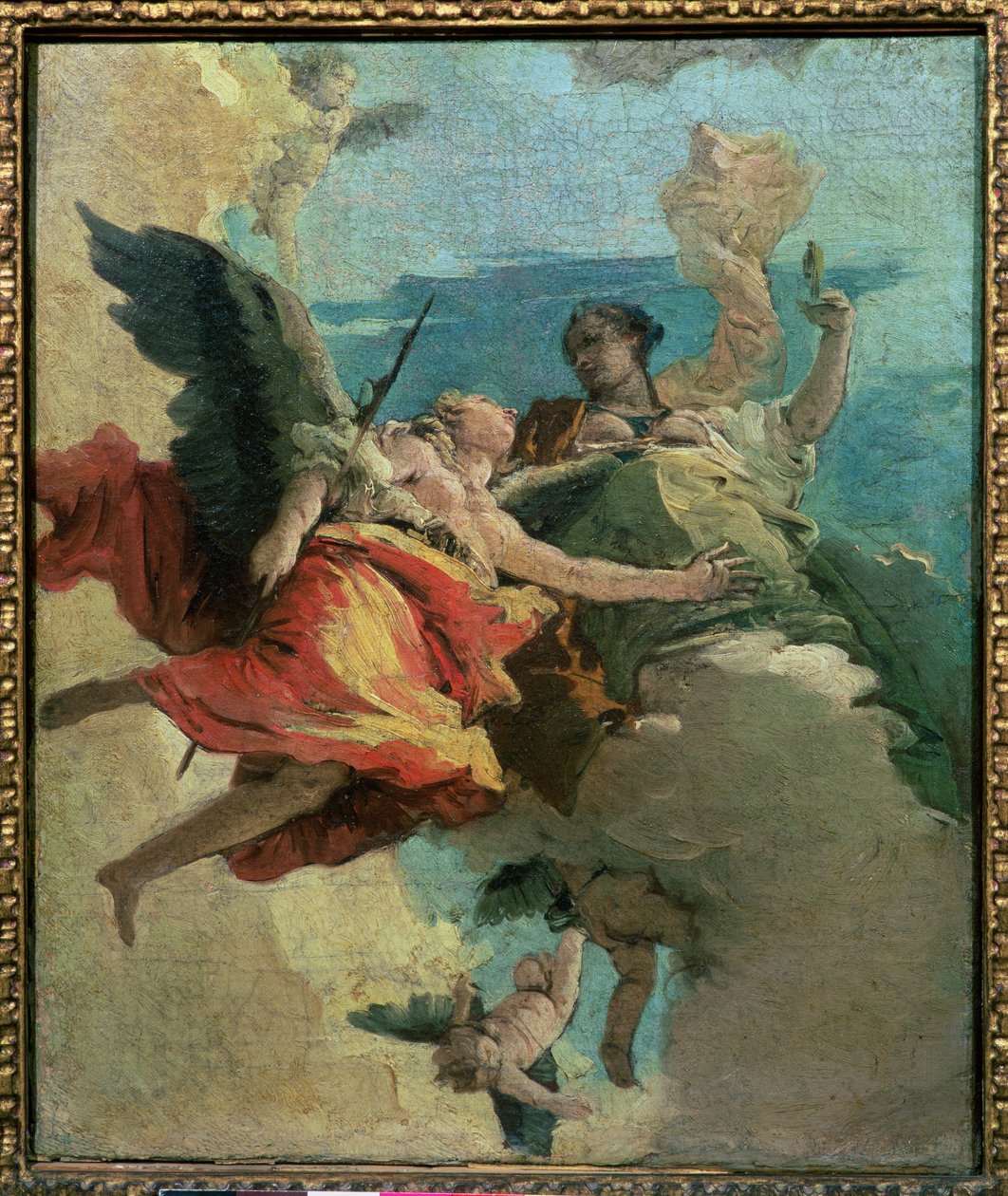 Allegorisk scene af Giovanni Battista Tiepolo