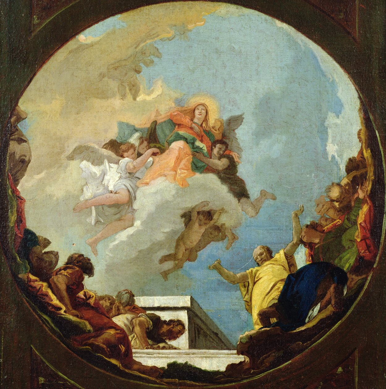 Jomfruens antagelse af Giovanni Battista Tiepolo