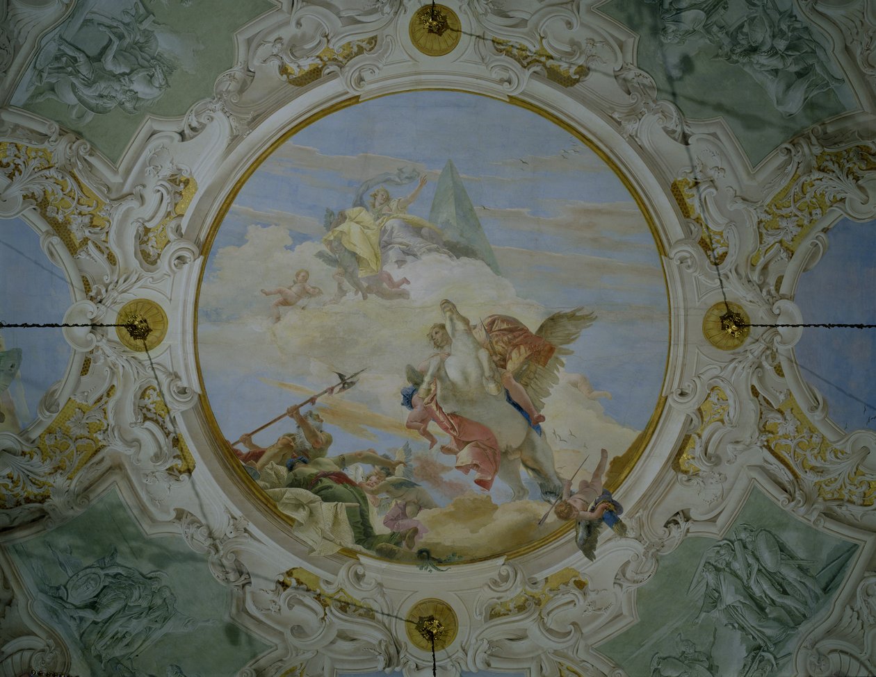 Bellerophon Rider Pegasus, ca. 1746-47 af Giovanni Battista Tiepolo