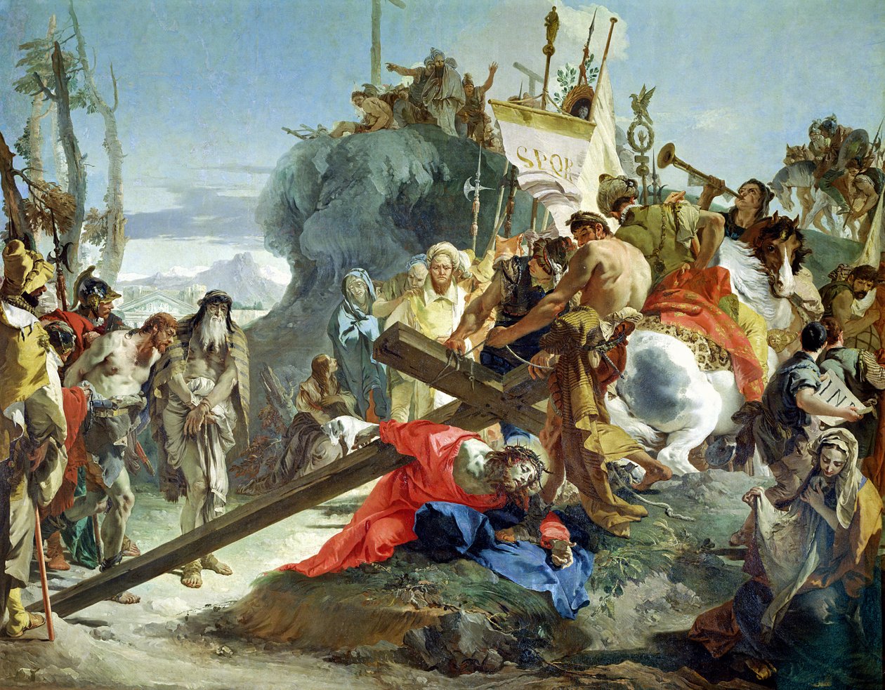 Kristus på vejen til Golgata, 1749 af Giovanni Battista Tiepolo