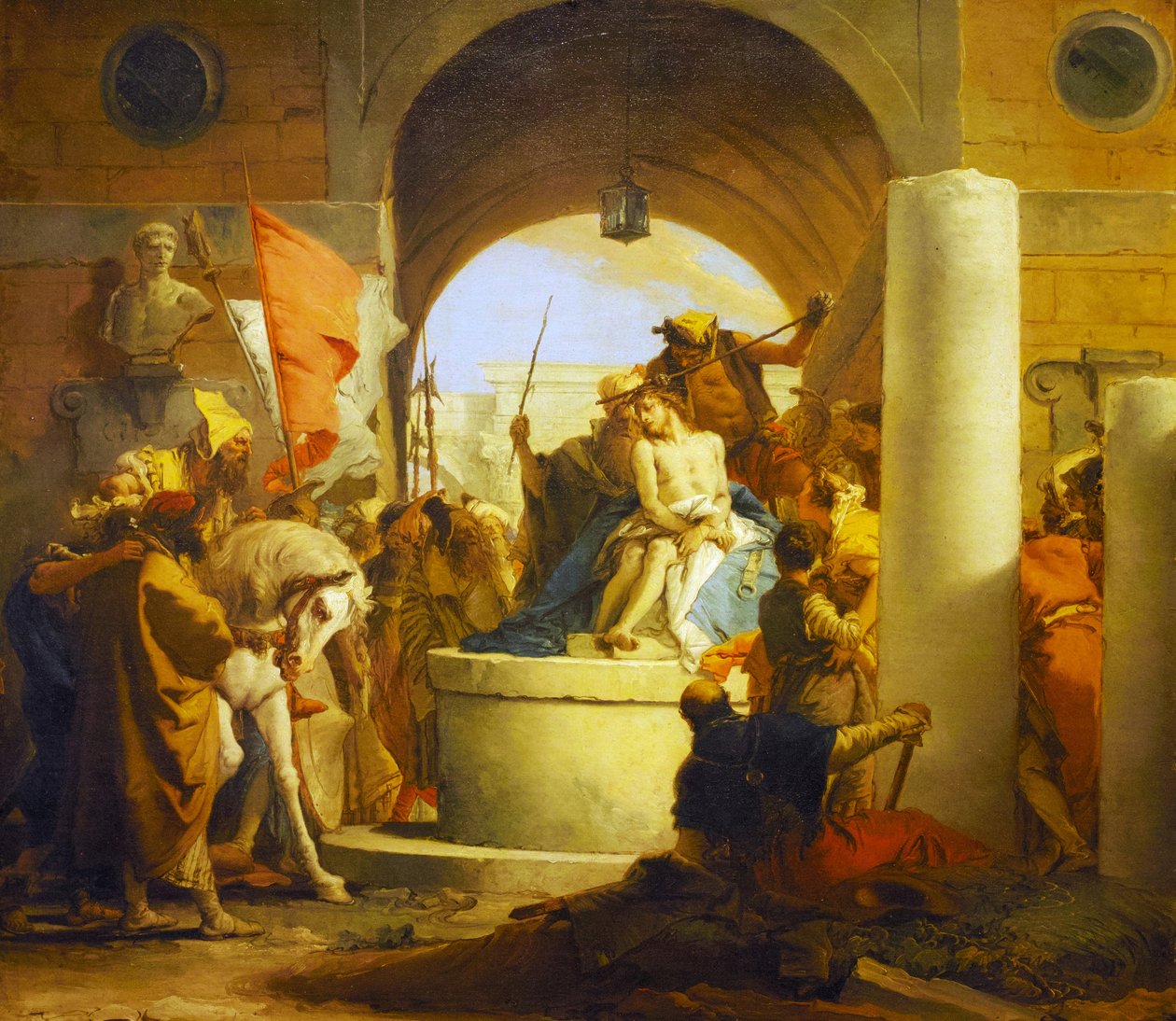 Kristus kronet med torner af Giovanni Battista Tiepolo