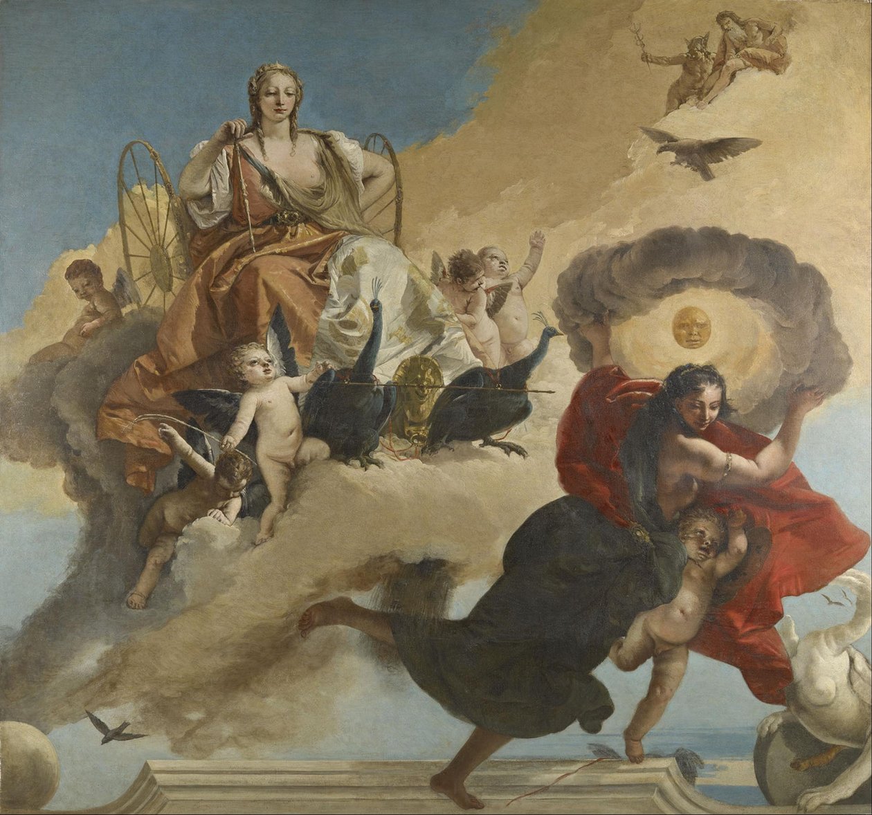 Juno og Luna af Giovanni Battista Tiepolo