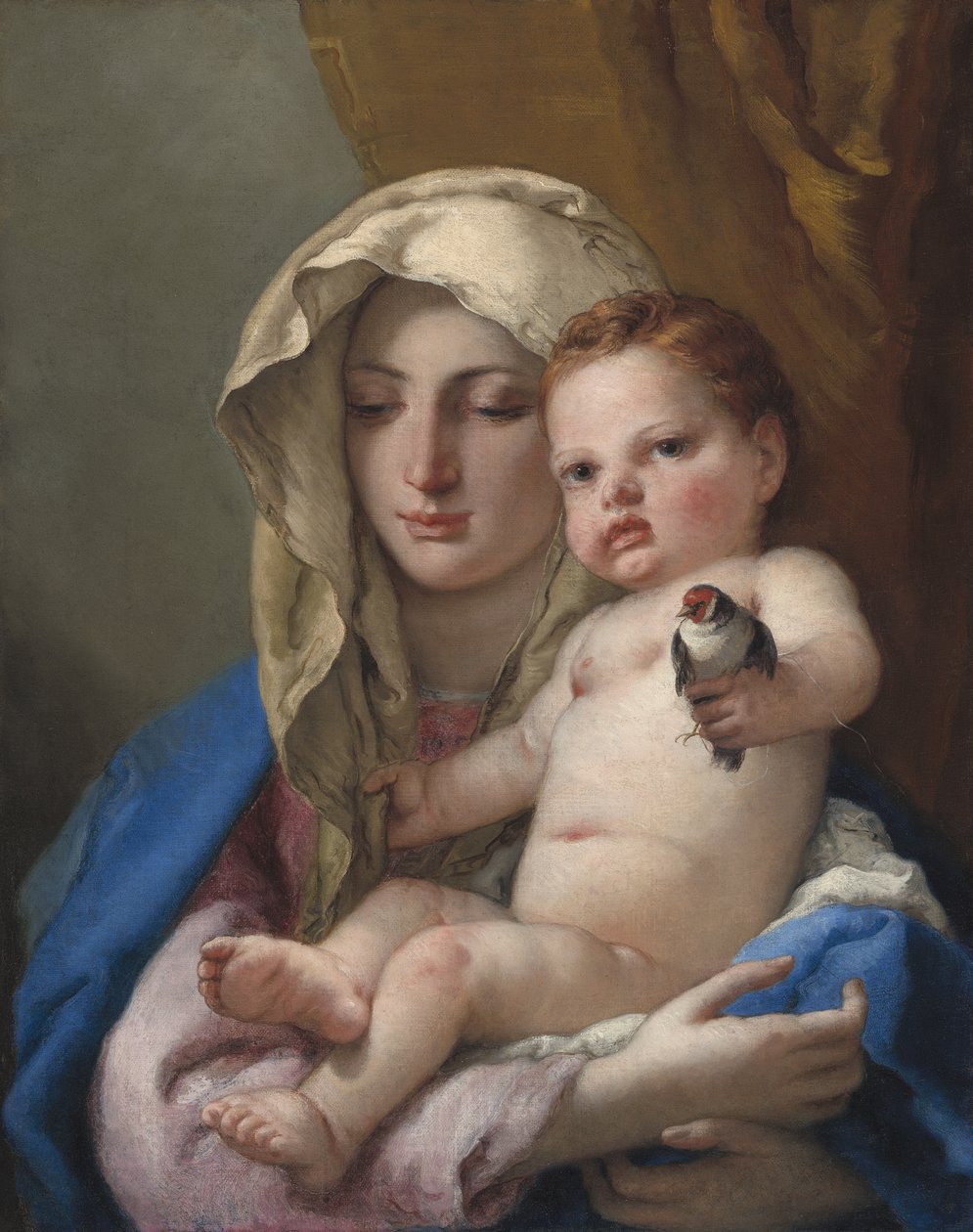 Madonna af Guldfinken, ca. 1767-70 af Giovanni Battista Tiepolo