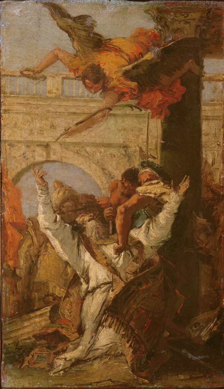 St. Johns martyrium, biskop af Bergamo af Giovanni Battista Tiepolo