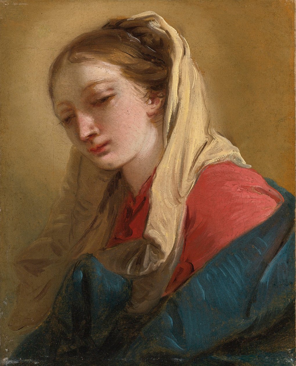 Maria Magdalena tilsløret i hvidt af Giovanni Battista Tiepolo