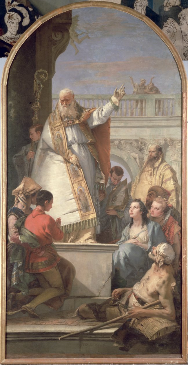 Miraklet om St. Patrick, ca. 1746 af Giovanni Battista Tiepolo