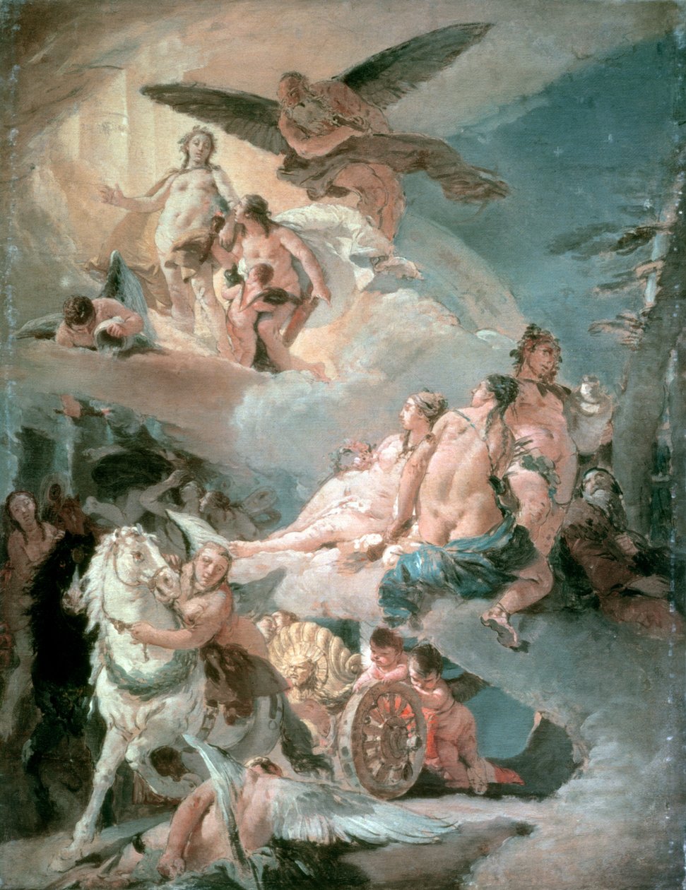 Phaethon og Apollo af Giovanni Battista Tiepolo