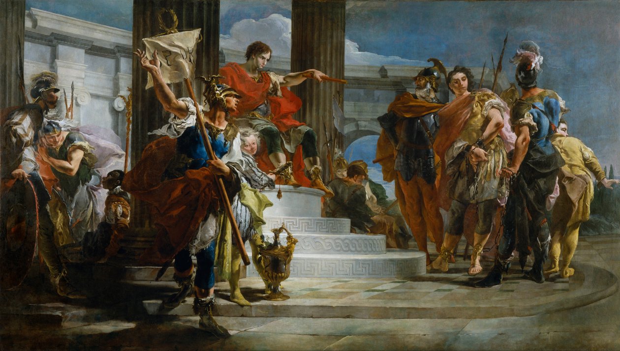 Scipio Africanus befriende Massiva af Giovanni Battista Tiepolo