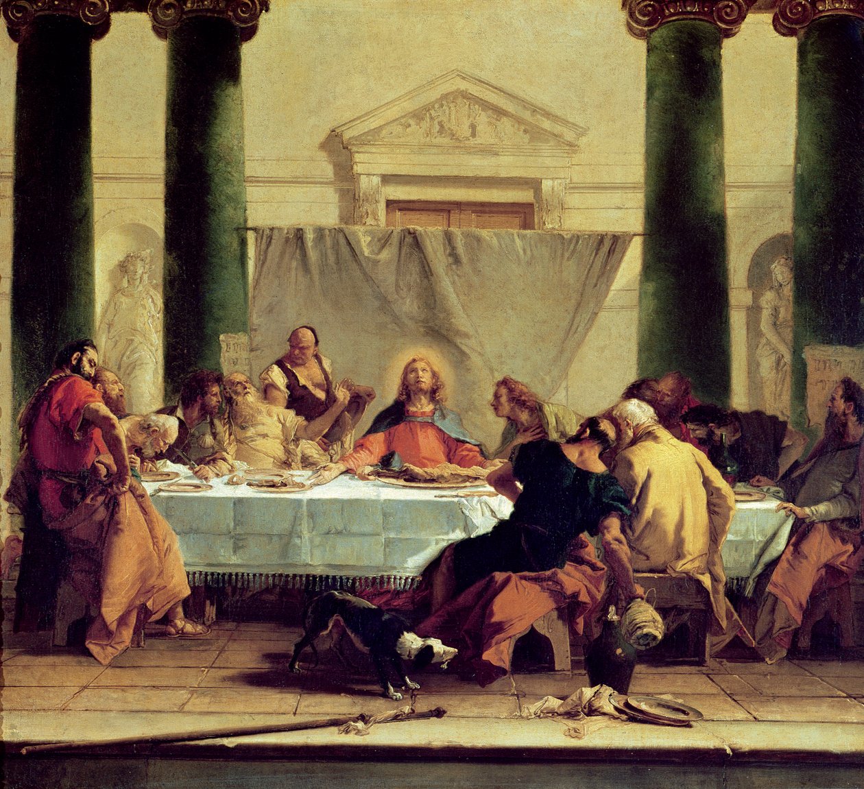 Den sidste nadver, 1745-50 af Giovanni Battista Tiepolo