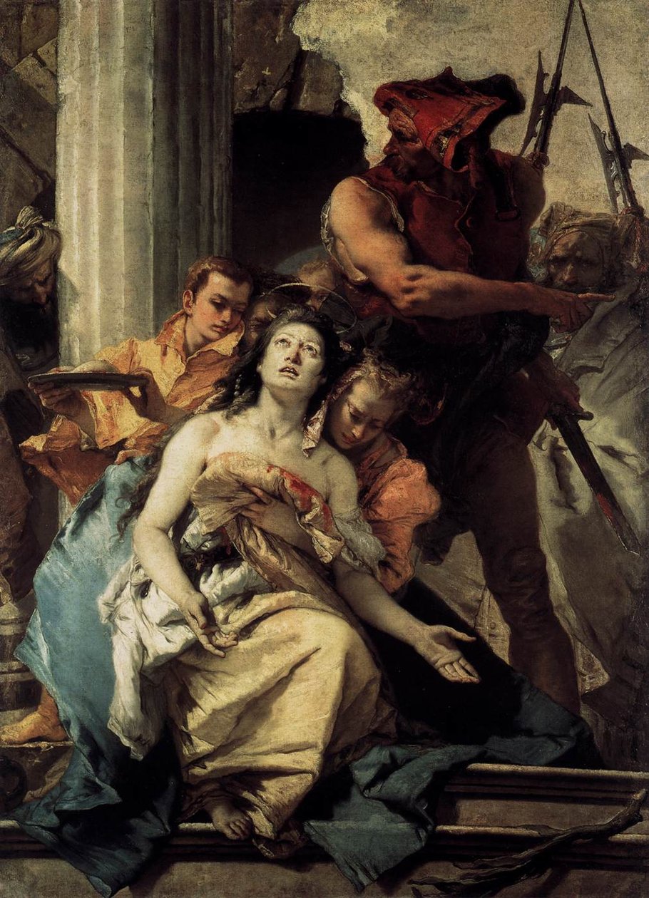 Martyrdommen i St. Agatha af Giovanni Battista Tiepolo