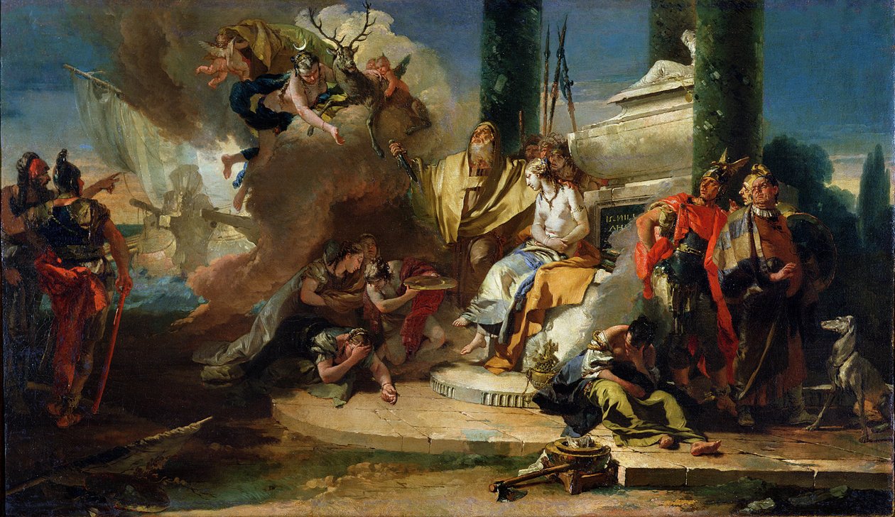 Iphigenias ofring af Giovanni Battista Tiepolo