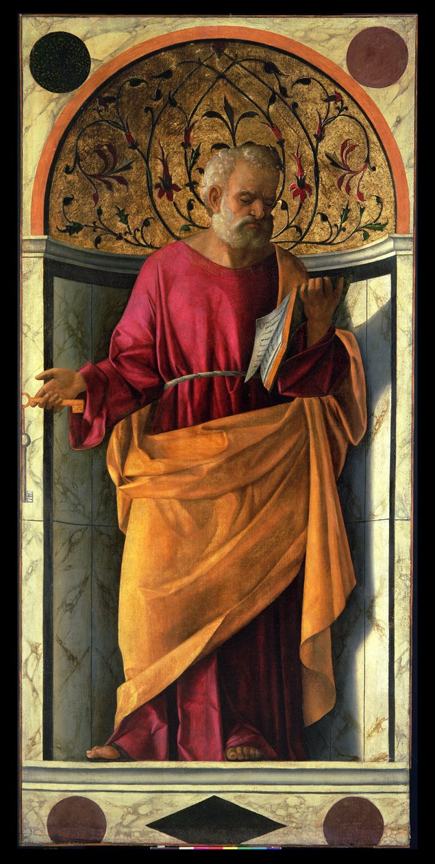 St. Peter (tempera på lærred) af Giovanni Bellini