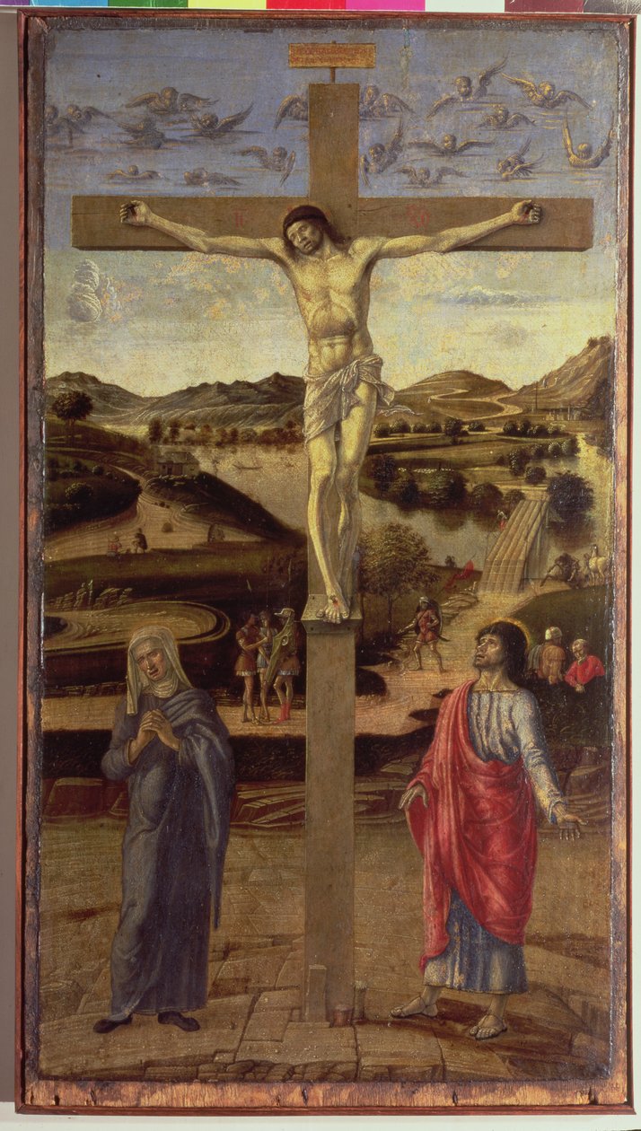Korsfæstelsen, ca. 1455 af Giovanni Bellini
