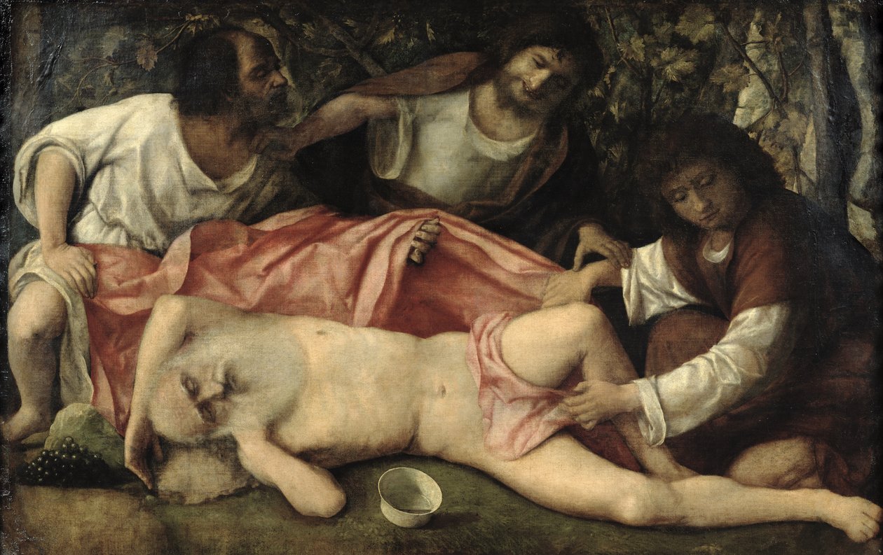Hån mod Noah af Giovanni Bellini