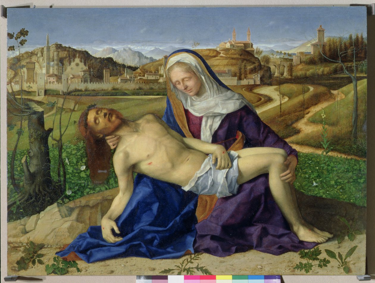 The Pieta, ca. 1505 (efter 1996 restaurering) af Giovanni Bellini