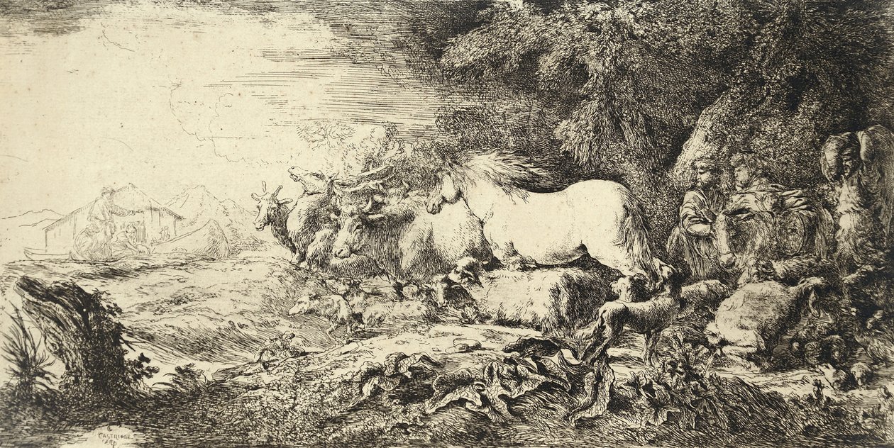 Noahs Ark Portugues: Arca de Noe af Giovanni Benedetto Castiglione