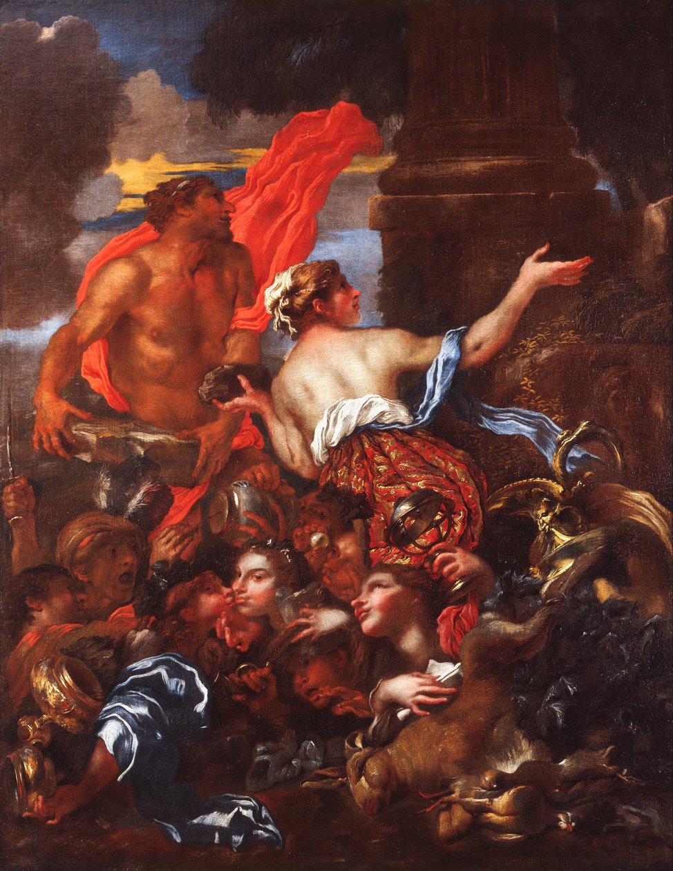 Deucalion og Pyrrha af Giovanni Benedetto Castiglione
