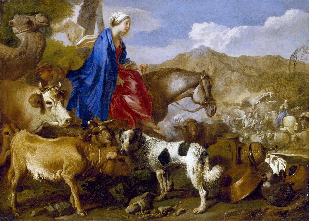 Rebeccas rejse af Giovanni Benedetto Castiglione