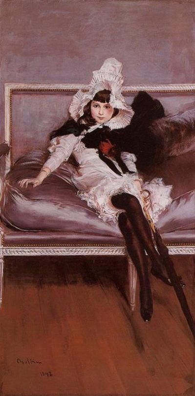Portrait of Giovinetta ErrazuriznDeutsch: Portat von Giovinetta ErrazuriznPolski: Portet Giovinetty Errazurizn af Giovanni Boldini