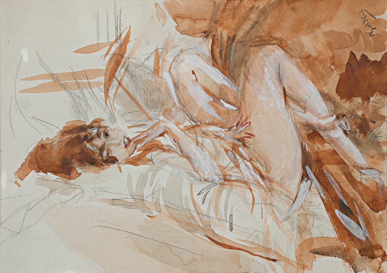Liggende Ladyn af Giovanni Boldini