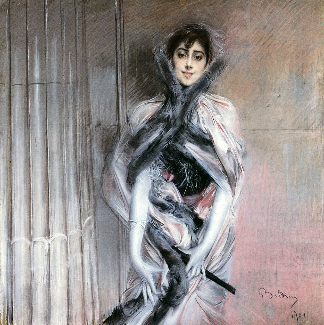 Emiliana Concha de Ossa, 1901 (pastel på lærred) af Giovanni Boldini