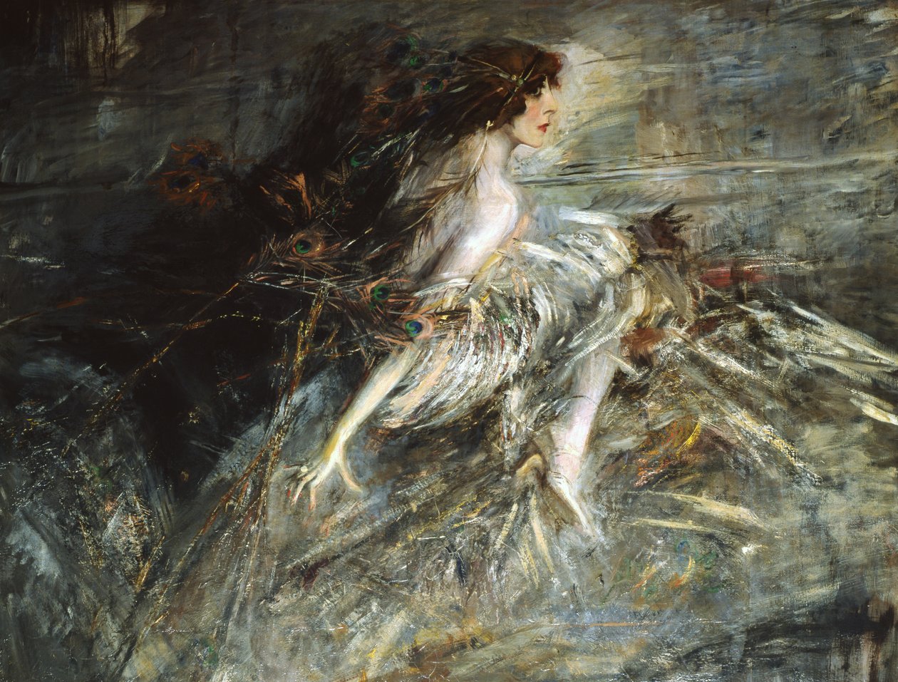Portræt af Marchesa Casati af Giovanni Boldini