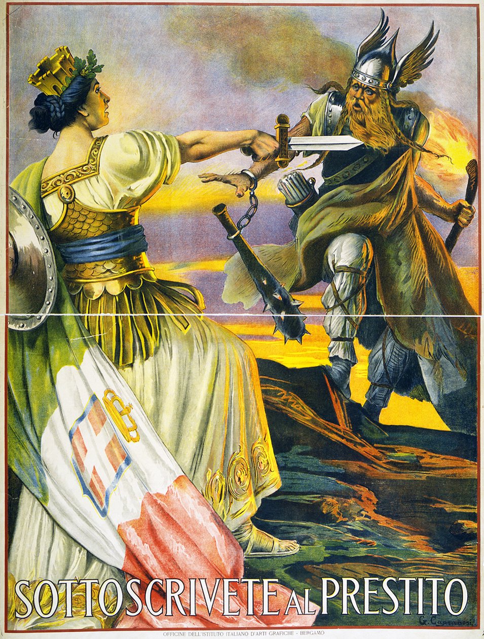 Tegn på lånet, 1917 af Giovanni Capranesi