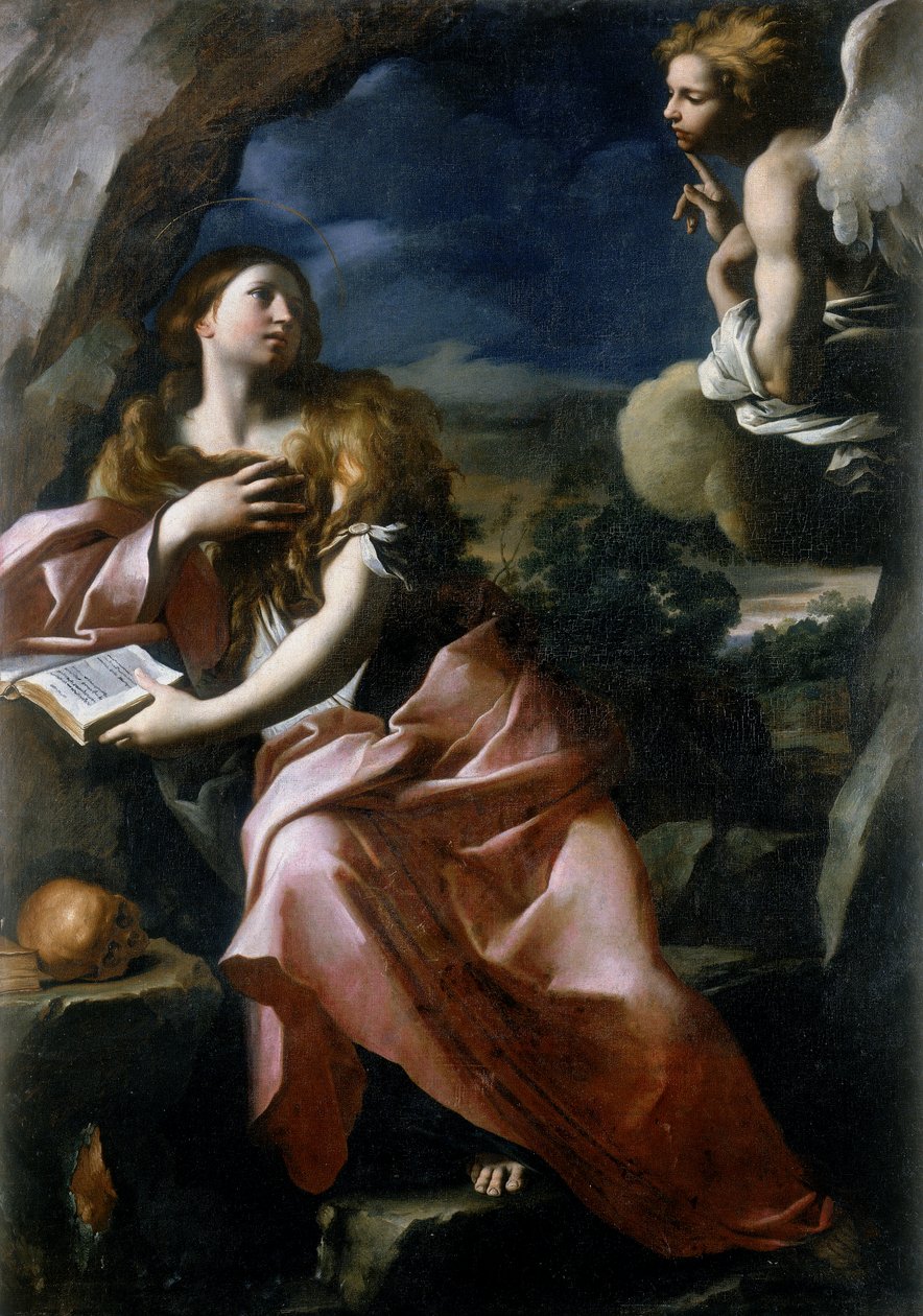 angrende Maria Magdalene i ørkenen af Giovanni Domenico Cerrini