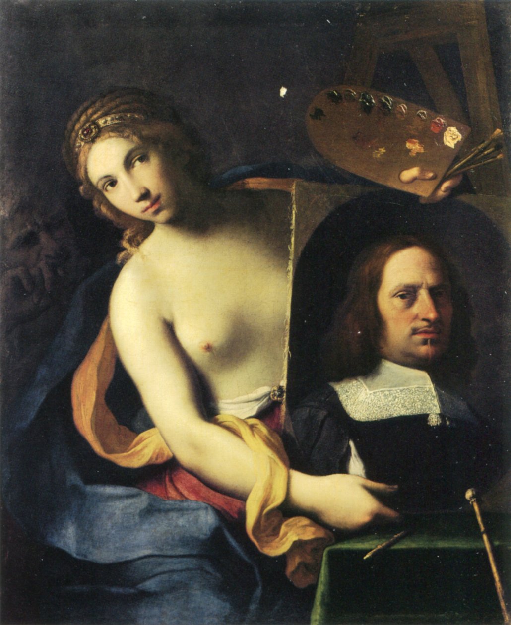 Allegori om maleri af Giovanni Domenico Cerrini