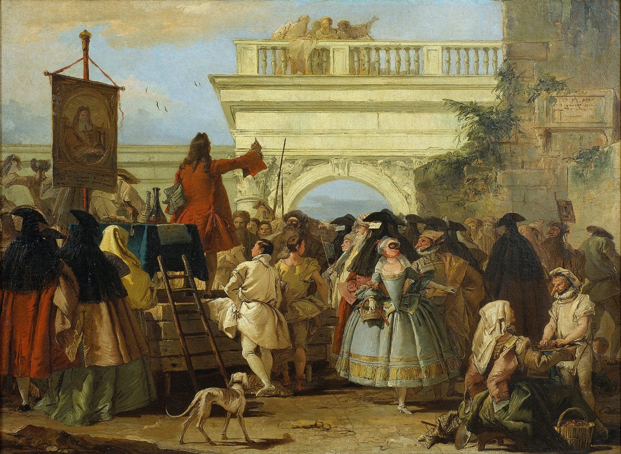 Charlatan af Giovanni Domenico Tiepolo