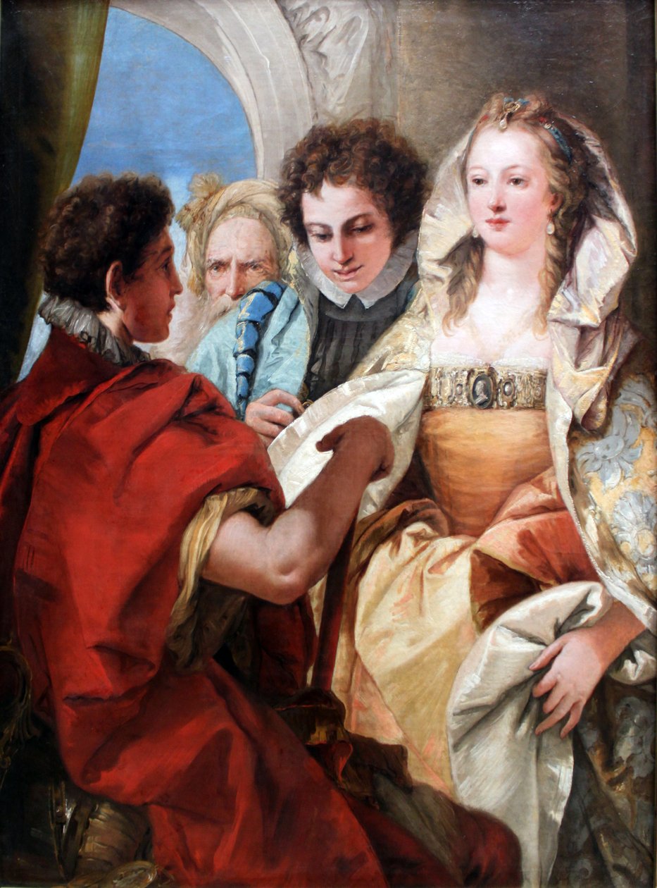 Kontinensen af Scipio af Giovanni Domenico Tiepolo